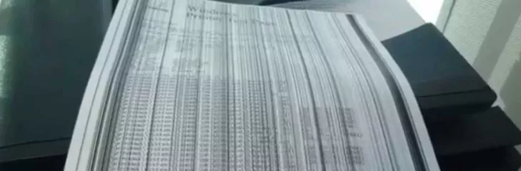 Hp printer printing black lines