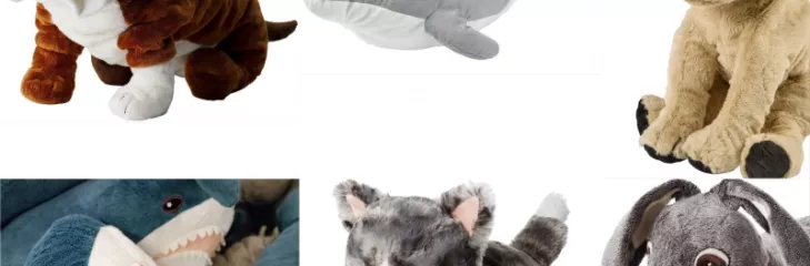 Ikea stuffed animals