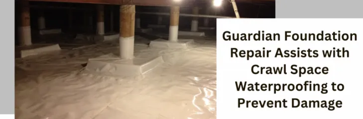 Crawl space waterproofing