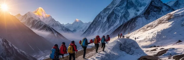 manaslu cricuit trek with mountain view