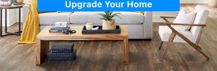 Luxury vinyl plank flooring