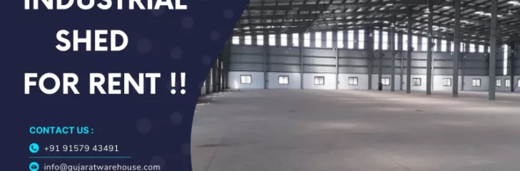 Industrial Shed for lease in Sarigam