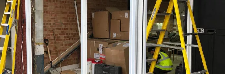 glass partitioning london