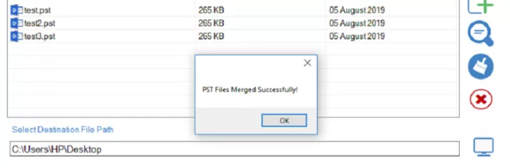 combine pst file