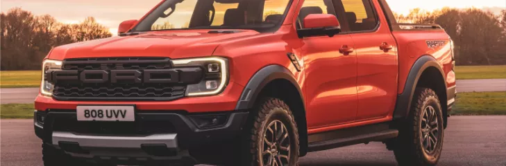 The latest Ford stunt video using the Ranger Raptor pickup truck
