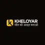 Kheloyar official logo featuring a yellow 'K' icon, the KHELOYAR brand name in white, and the Hindi tagline 'जीत को आदत बनाओ' on a black background.