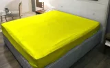 yellow fitted sheet