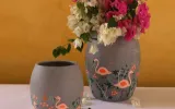A flower vase is an exquisite piece from the assortment of home decor accessories to flourish your interiors with freshness and an elegant appeal. 