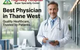 Experienced physician standing in a modern clinic at Highway Hospital Super Speciality Center in Thane West