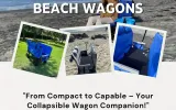 wagon on beach, Collapsable wagon