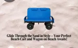 beach cart, wagon on beach