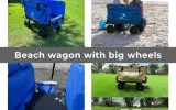 Wagon Cart, beach wagon with big wheels