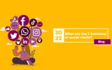 What are the 7 functions of social media?