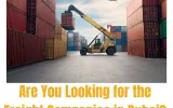 Freight Companies in Dubai
