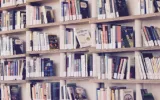 books on shelves
