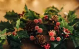 christmas dried flowers decor