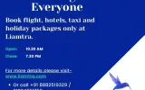 Book Hotels, Flights and Taxi for Cheap Domest ic and International Adventure.