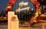 Anniversary Decoration with ring  