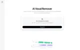AI Vocal Remover browser tool