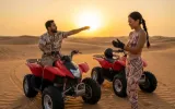 Ride The Quad Bike Dubai Desert with partner