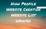 High DA profile creation sites list 2021