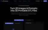 AI STL Generator turns text and images into 3D printable STL models