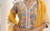cotton block print kurti