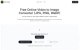 Video2Jpg converts video frames to JPG images in the browser